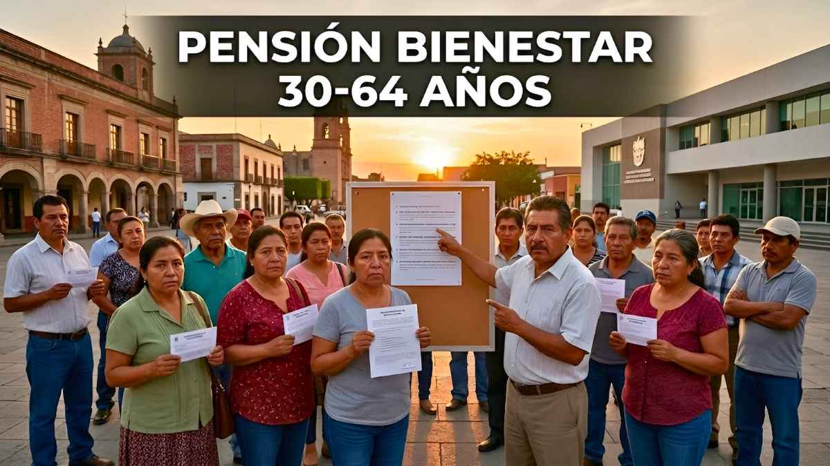Pensión Bienestar 2026 Reducción de beneficios para adultos de 30 a 64 años