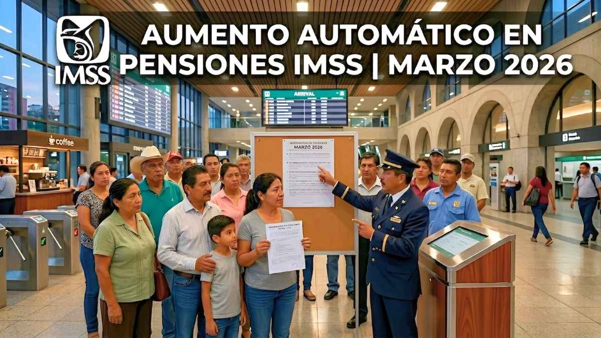 Pensiones IMSS marzo 2026 Aumento automático y fechas de pago