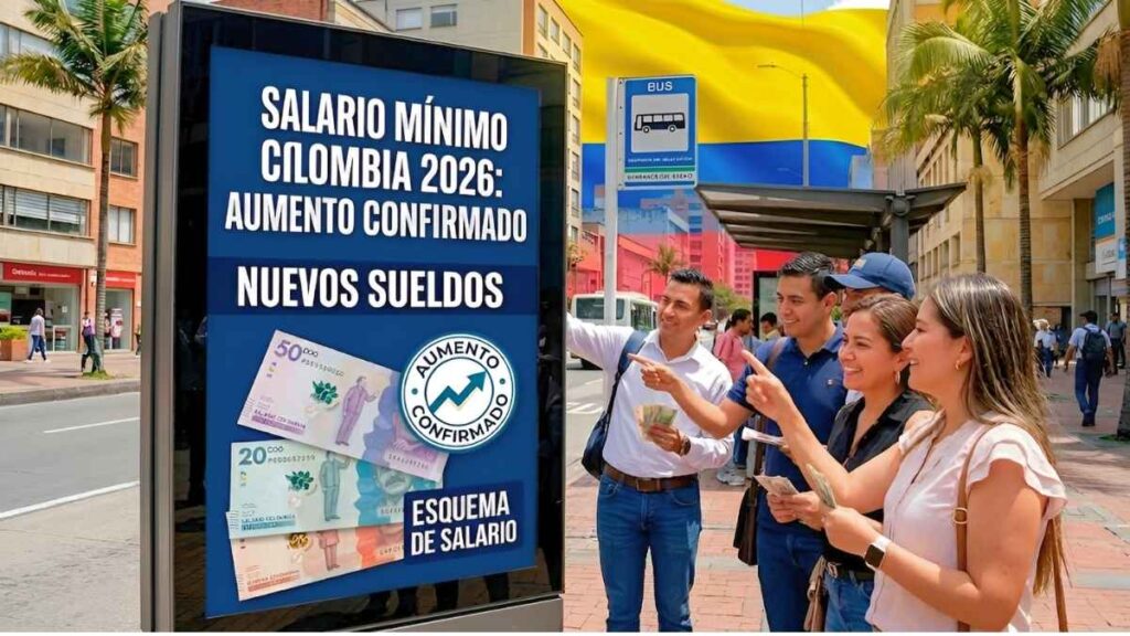 Salario mínimo en Colombia 2026 Ajuste confirmado y cuánto recibirás