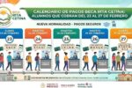 Calendario de pagos Beca Rita Cetina Alumnos beneficiados en febrero