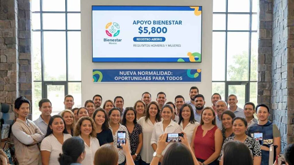 Apoyo Bienestar de $5,800 en Febrero 2026 Cómo Registrarse, Requisitos Actualizados y Fechas de Pago para Hombres y Mujeres