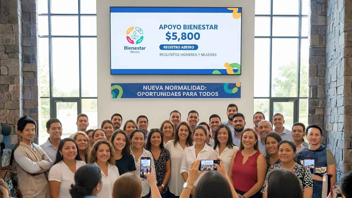 Apoyo Bienestar de $5,800 en Febrero 2026 Cómo Registrarse, Requisitos Actualizados y Fechas de Pago para Hombres y Mujeres