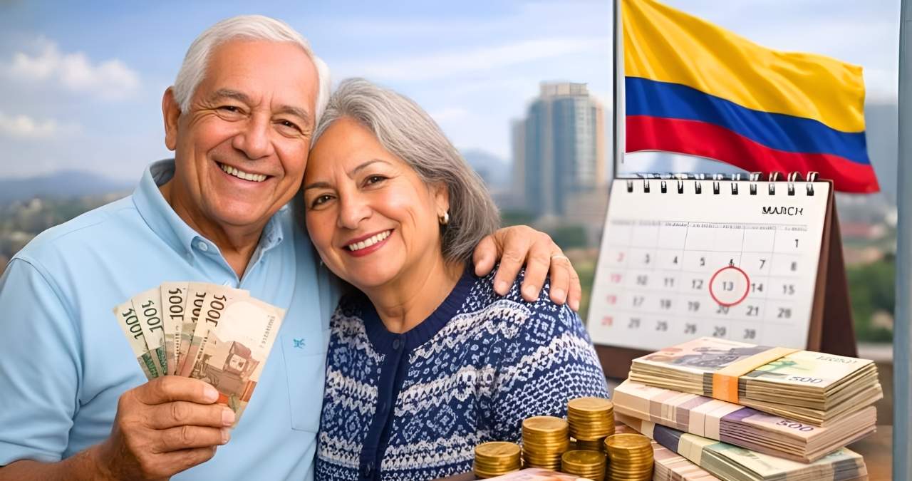 Pensionados Colombia marzo 2026 Guía para Cobrar el Giro de $320.000