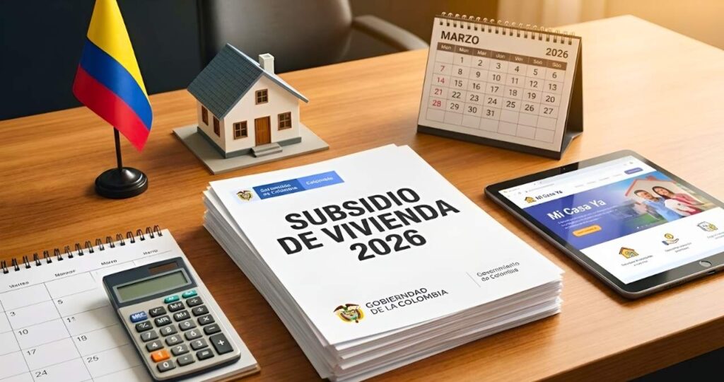 Colombia Subsidio de Vivienda 2026 Quiénes Pueden Aplicar y Cómo Recibir el Pago