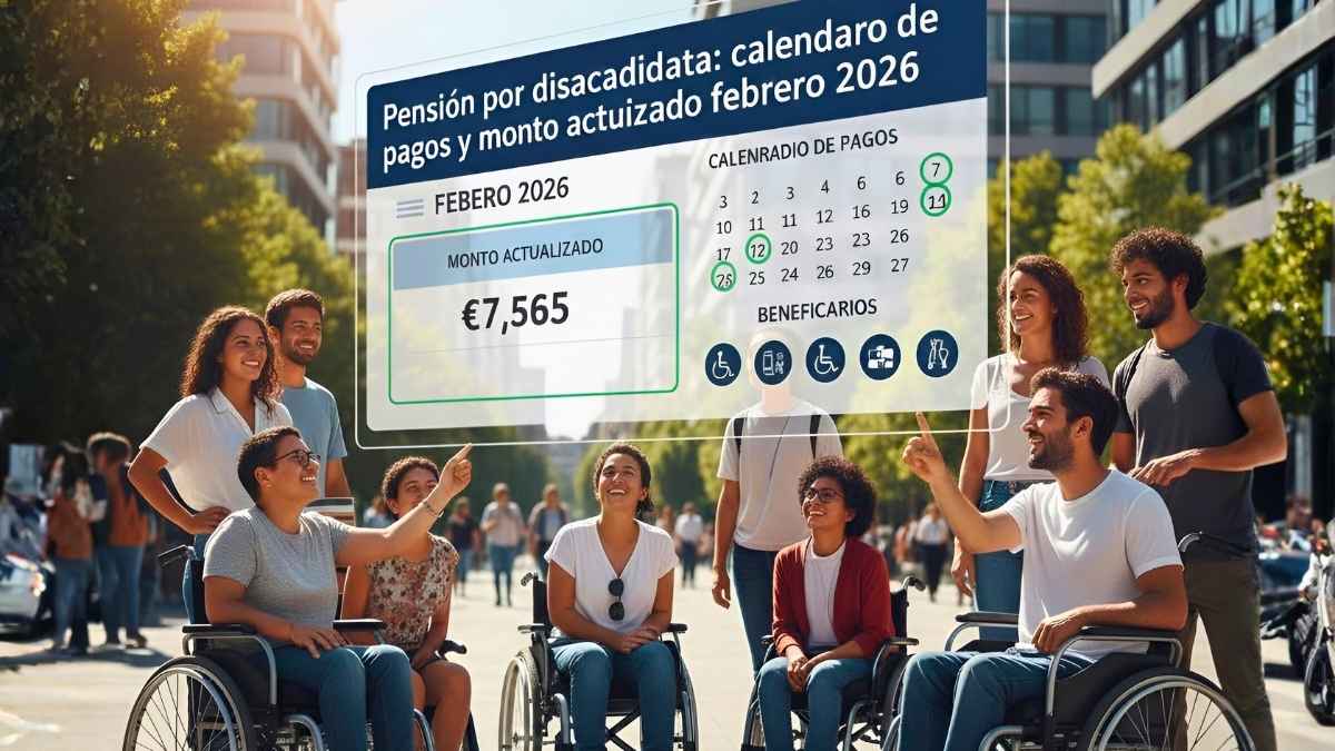 Pensión por Discapacidad 2026 Consulta el Pago de febrero y Monto Actualizado