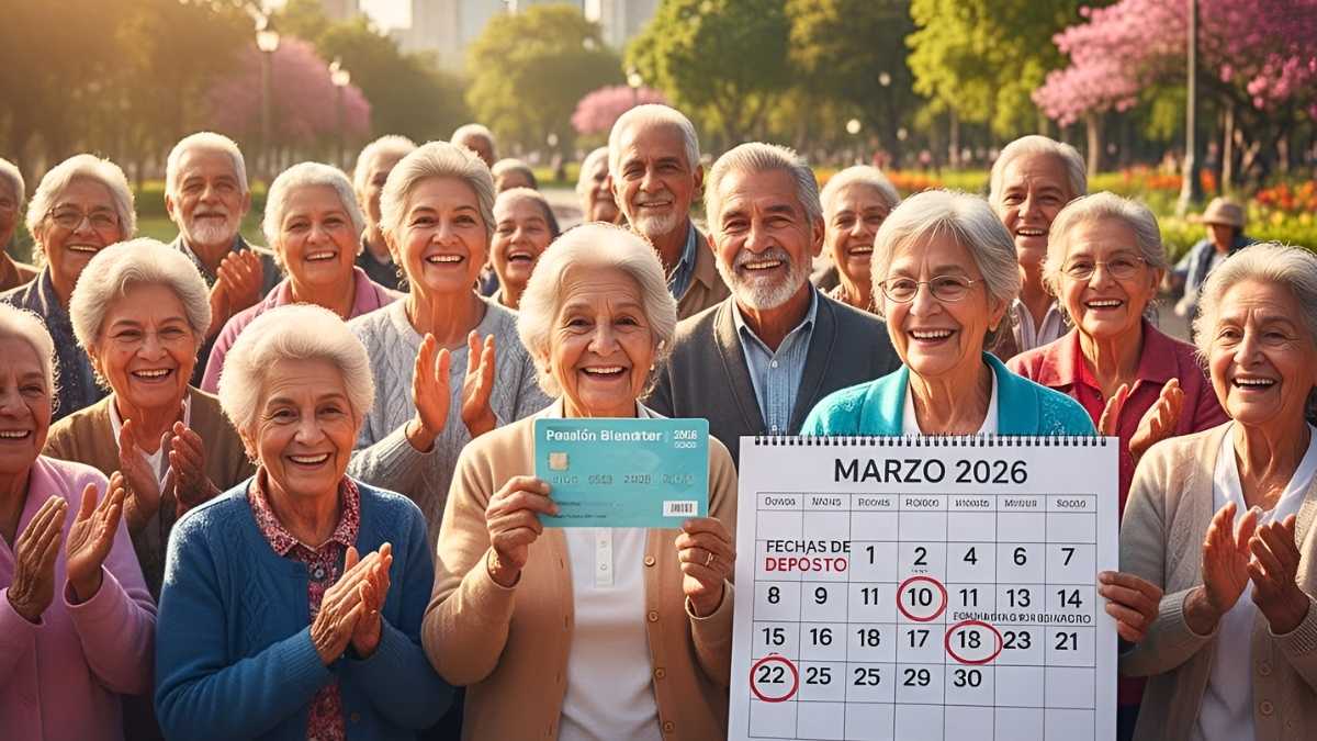 Pensión Bienestar marzo 2026 Fechas Oficiales de Depósito Confirmadas